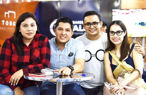 Fernanda Pro, Jesús Saucedo, José Luis García y Karol Aranda.