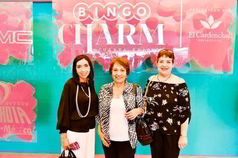 Edna de la Torre, Marypaz Meza y Cistina de Luna.