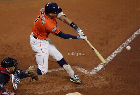Washington Nationals at Houston Astros


Houston (United States), 31/10/2019.- Houston Astros batter Carlos Correa hits an RBI single against the Washington Nationals in the bottom of the fifth inning of their MLB 2019 World Series game seven at Minute Maid Park in Houston, Texas, USA, 30 October 2019. The best-of-seven series is tied 3-3 and game seven will decide the series winner. (Estados Unidos) EFE/EPA/JOHN G. MABANGLO

DEP Béisbol TEXAS HOUSTON USA BASEBALL MLB WORLD SERIES United States
