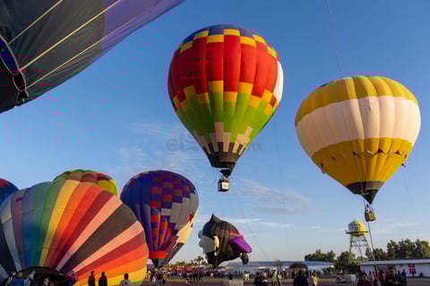 Todavía durante el transcurso de este domingo estarán en Durango los globos aerostáticos y los espectáculos complementarios.