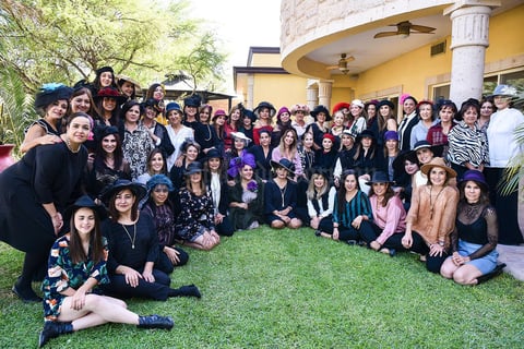 07112019 CUMPLE 50 AÑOS.  Liliana Guerrero disfrutó su cumpleaños con todas sus amigas.