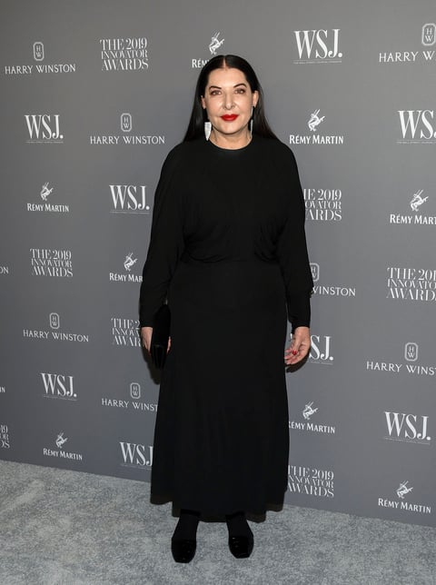 Marina Abramovic.
WSJ Magazine 2019 Innovator Awards