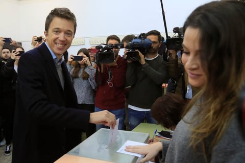 El candidato de Más País a la Presidencia del Gobierno, Íñigo Errejón.