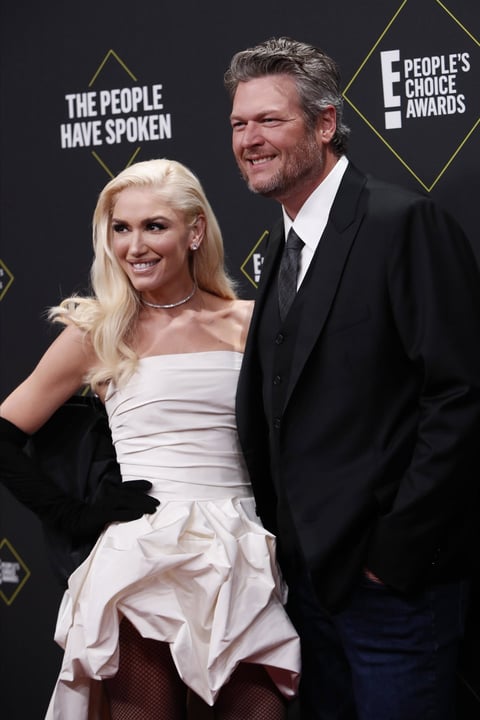 Gwen Stefani y Blake Shelton.