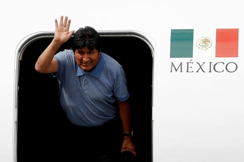 Llegó al aeropuerto de la Ciudad de México sobre las 11:15 hora local.