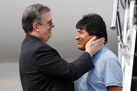 Ebrard Casaubón le dio la bienvenida y le transmitió los saludos del presidente Andrés Manuel López Obrador.