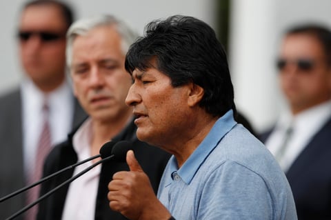 El expresidente de Bolivia agradeció al gobierno mexicano por recibirlo.
