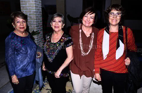 13112019 Yolanda Natera, María Isabel Saldaña, Carolina Murillo y Gloria Murillo.