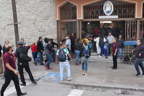 Algunos buscaron refugio incluso en iglesias.