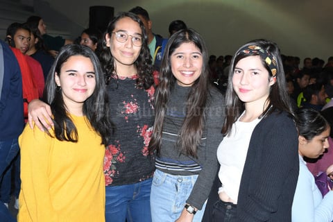16112019 Yosselin Pérez Villegas, Sofía González Trasfi, Mariana y Jacqueline Medina Carreón.