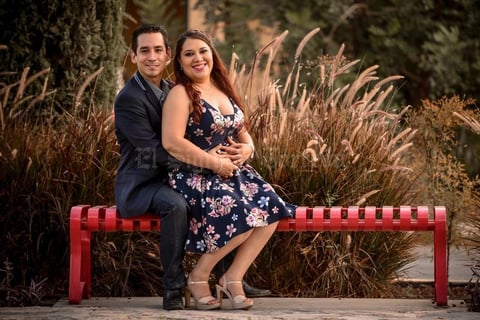 16112019 EN PAREJA.  Jesús Fraire Cardiel y Julia Natalia Saldaña Rojas, hoy unen sus vidas para siempre.