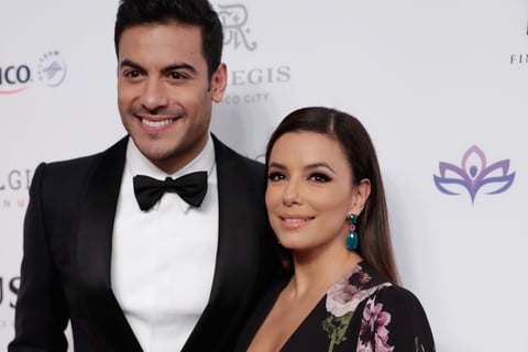 Carlos Rivera y Eva Longoria.