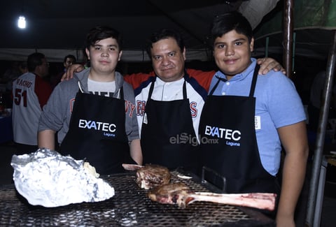 Rodrigo, Jorge y José.