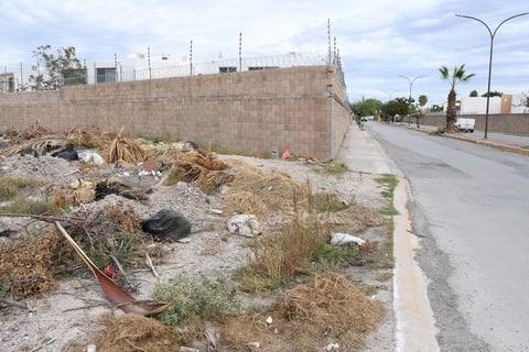 Basureros. Sobre el bulevar, es posible encontrar algunos terrenos baldíos que sirven como basureros para algunos vecinos y a la vez para personas ajenas al sector. Esto pone en riesgo las condiciones de salud de todos los habitantes de la colonia Residencial Senderos.