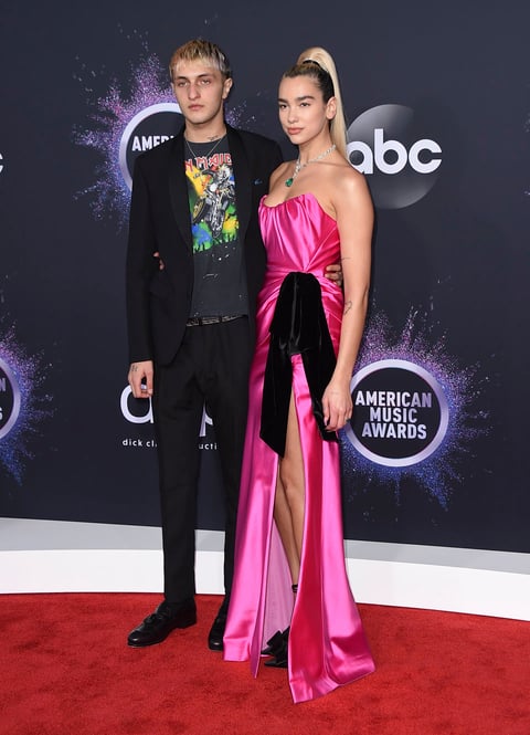 Anwar Hadid y Dua Lipa.