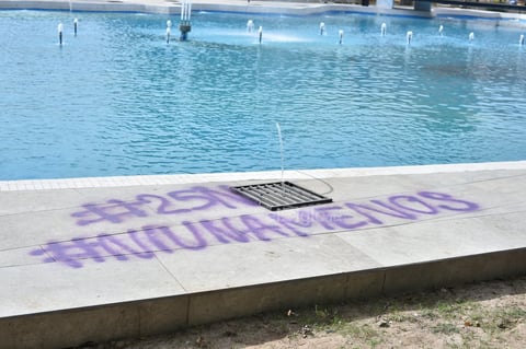 El acto fue calificado como vandálico.