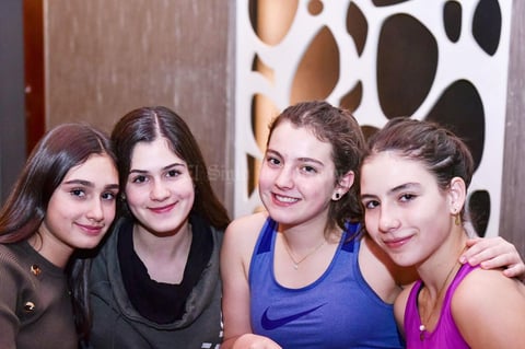 Isabella, Andrea, Danna y Valeria.