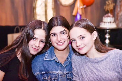 María, Ana María y Sofía.