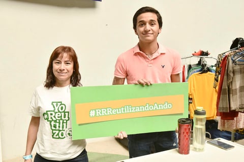 Gaby Aguirre y Diego Lara.