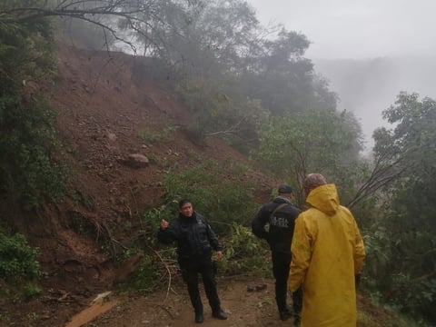 En Pueblo nuevo la lluvia no cesa desde las 4:00 horas del jueves.