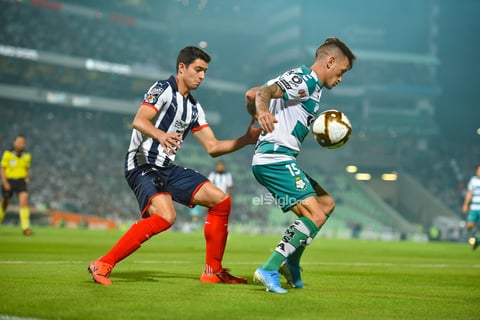 Liga MX 


 Liguilla de la Liga Mx Santos 1 vs Rayados 1 
Marcador global 3 - 6 favor Rayados