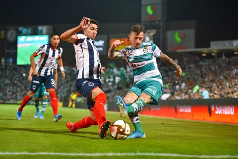 Liga MX 


 Liguilla de la Liga Mx Santos 1 vs Rayados 1 
Marcador global 3 - 6 favor Rayados