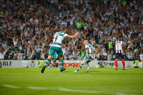 Liga MX 


 Liguilla de la Liga Mx Santos 1 vs Rayados 1 
Marcador global 3 - 6 favor Rayados