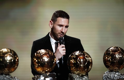 Lionel Messi obtuvo su sexto Balón de Oro