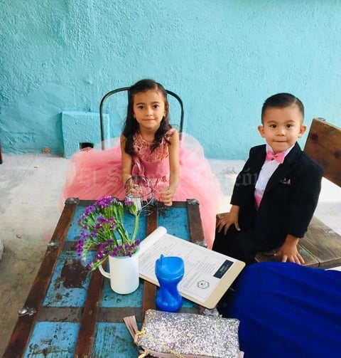 01122019 MUY GUAPOS.  Mariangel Álvarez Cabello y Gael Álvarez Ramos.