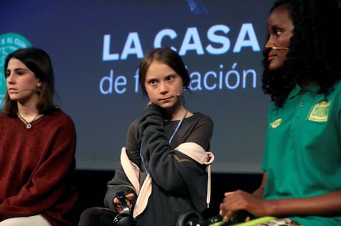 Greta insistió en la necesidad de tomar acciones inmediatas ante la crisis climática.