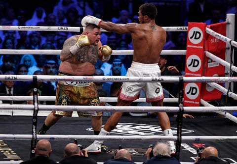 Andy Ruiz perdió por decisión unánimo ante Anthony Joshua