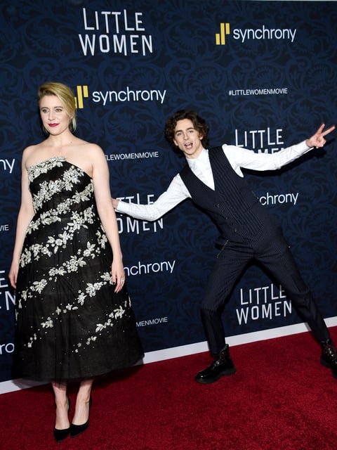 Las actrices desfilaron sonrientes y relajadas por la alfombra roja