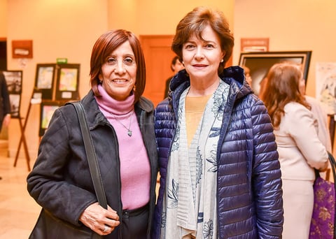 07122019 RECIENTE EVENTO DE ARTE.  Ivonne y Estela.