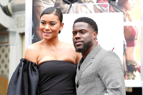 Enniko Parish y Kevin Hart.