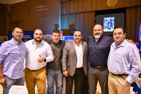 10122019 Ricardo Arreola, Fernando Martínez, Saúl López, Adolfo López, Orlando Martínez y Carlos Vielma.