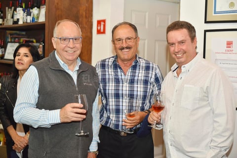Pedro, Nacho y Alberto.
