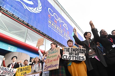 Los jóvenes siguen reclamando acciones contra el cambio climático.