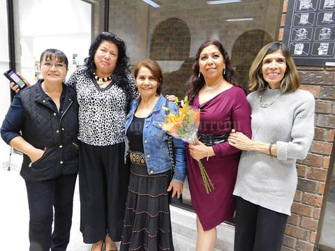 12122019 Sulema Reyes Valero, Estela Núñez Piña, Laura Leticia D., Blanca Domínguez y Magdalena Berumen B.
