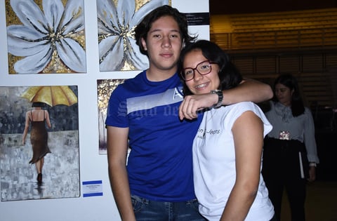 13122019 DISFRUTAN EN PAREJA.  Luis Ángel Sánchez y Paulina Reyna.