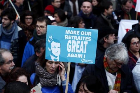 La reforma es promovida por el presidente Emmanuel Macron.