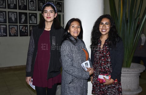 18122019 Valentina Valdés, Imelda Valdés y Jhoanna Calles.