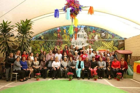 17122019 GOZAN DE GRATOS MOMENTOS.  Posada de jubilados del ISSSTE.