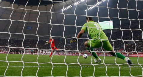 El portero suplente Luis Cárdenas detuvo un par de disparos en la serie de penaltis