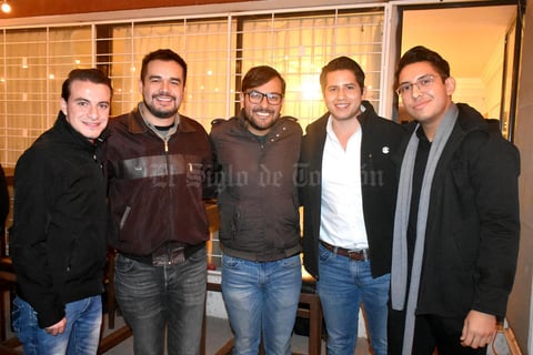 20122019 Daniel, Juan Diego, Arturo, Jorge y Sergio.