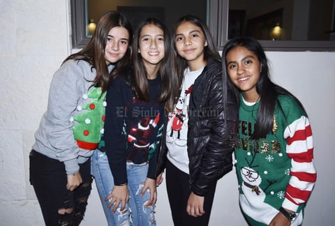 Juliana, Vale, Renata y Monse
