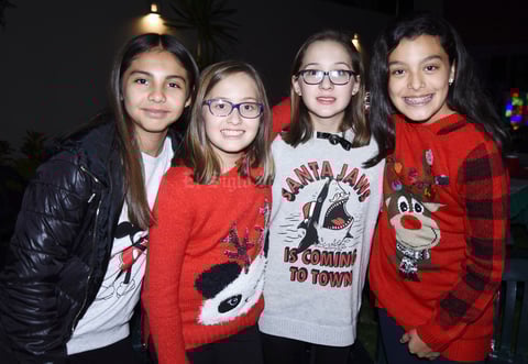 Julieta, Ana Pau, Angie y Erika