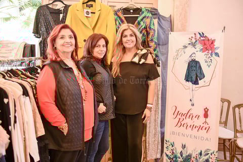 Alba Daher,Susy Mendoza y Yadira Berumen.