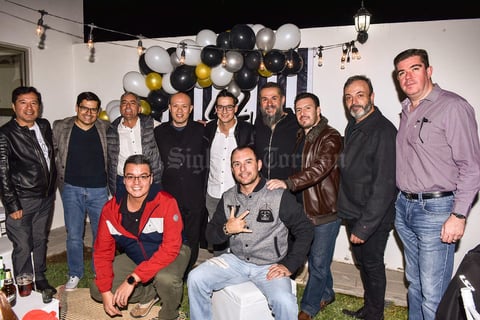 24122019 GRATA CELEBRACIóN.  Jorge Perea disfrutó de la fiesta de cumpleaños organizada en su honor.