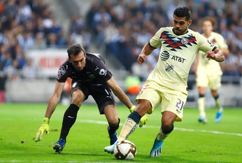 Rayados derrota al América en la final de ida del Apertura 2019