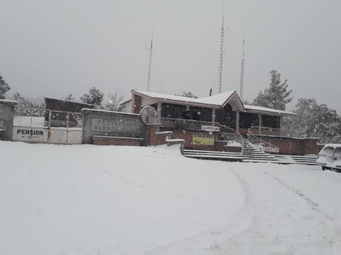Municipios de Durango reciben el año nuevo con nevadas